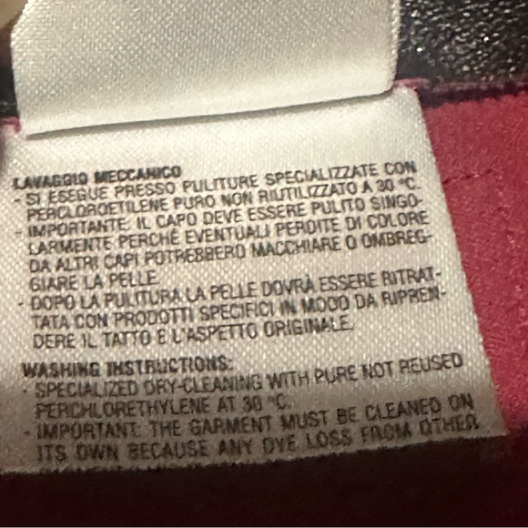 Tandem Leather Pant Brown & Ruby Red Stitching | Boutique Women’s Size 40 = US 4 - Picture 12 of 14